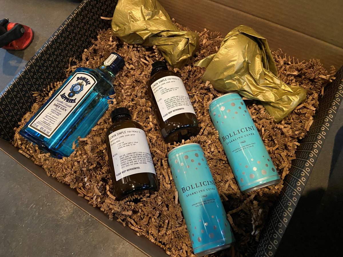 At-home cocktail box