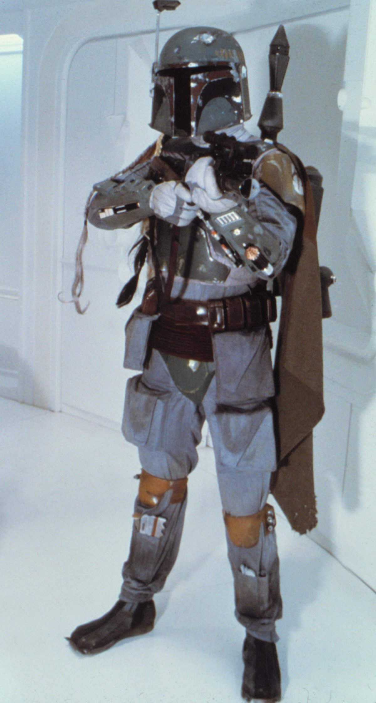 Jeremy Bulloch is shown as Boba Fett in The Empire Strikes Back.