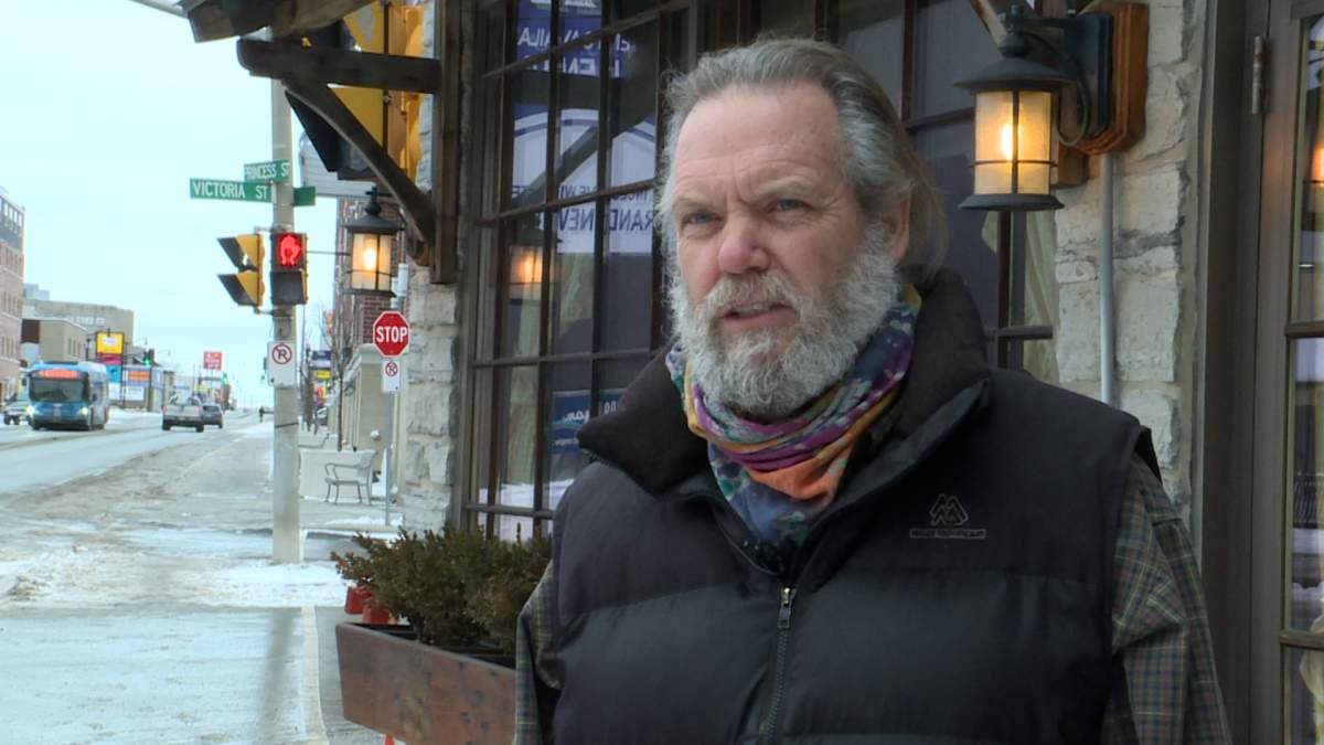 Isaac Dawson, owner of the Yellow Deli, across the street from the collapsed building