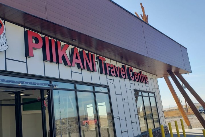 Food, gas, local art for sale as Piikani Travel Centre officially opens after COVID-19 delays