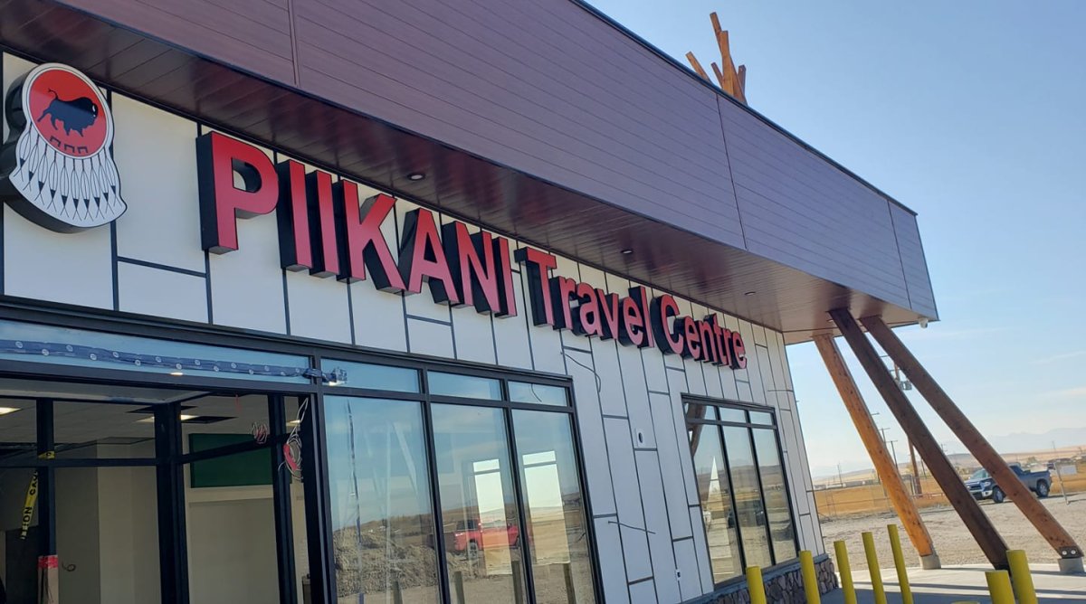 The Piikani Travel Centre officially opened for business on December 4, 2020.