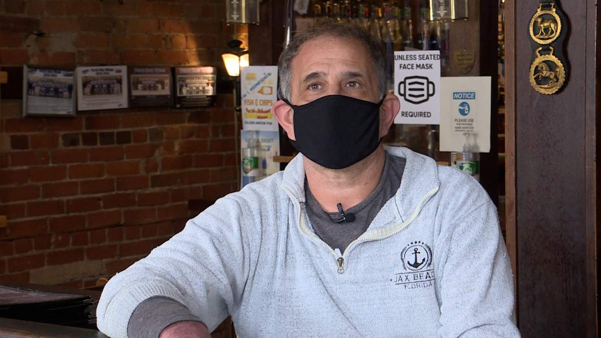 Dimitrios Kotsovolos, co-owner, Golden Arrow Pub