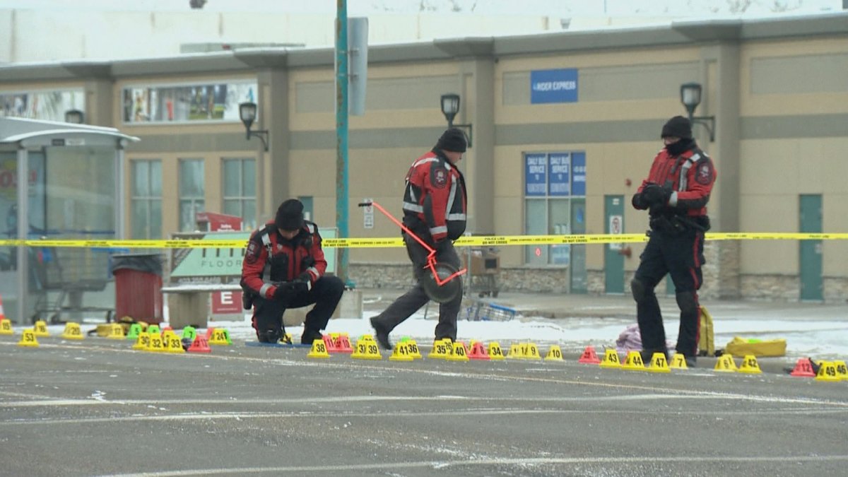 Police said a dark-coloured sedan hit two pedestrians in the intersection near Westbrook Mall and fled the scene. .