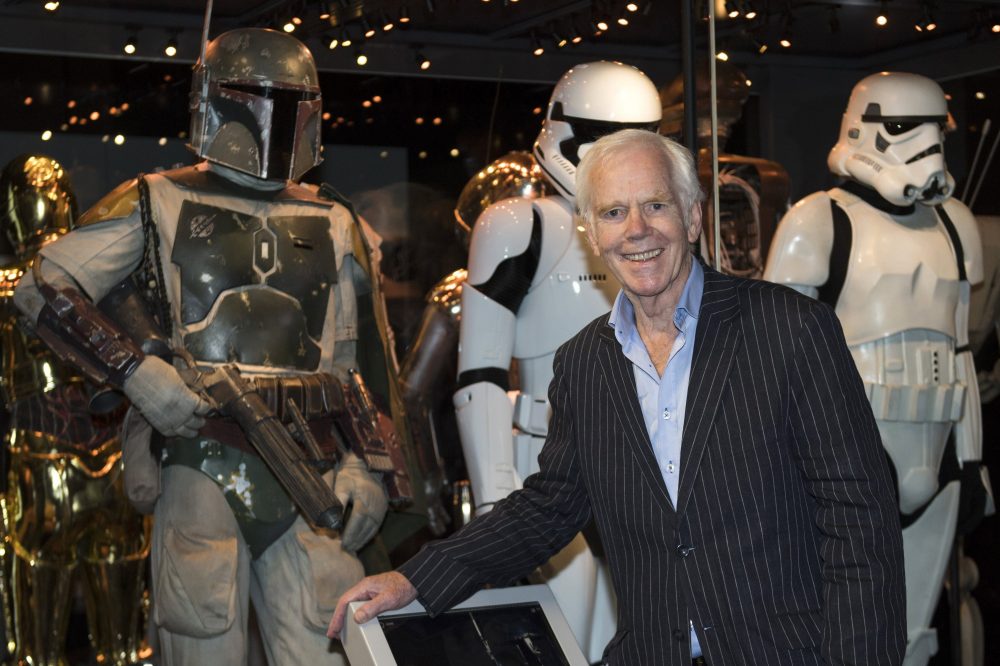 The English Star Wars actor Jeremy Bulloch, who played the bounty hunter Boba Fett, attends a photocall at 'Star Wars Identities: The Exhibition' at the O2 Arena in Central London, Britain, 26 July 2017.