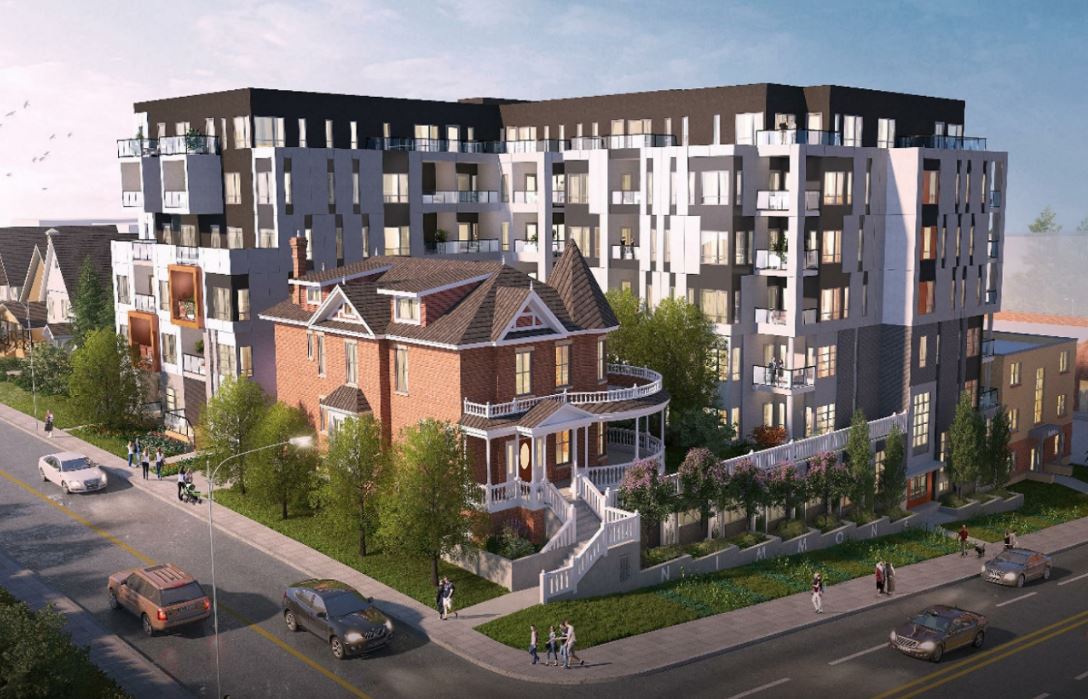 A rendering of Nimmons Court. 