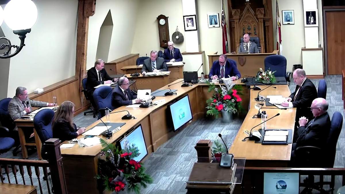 Belleville city council, November 23