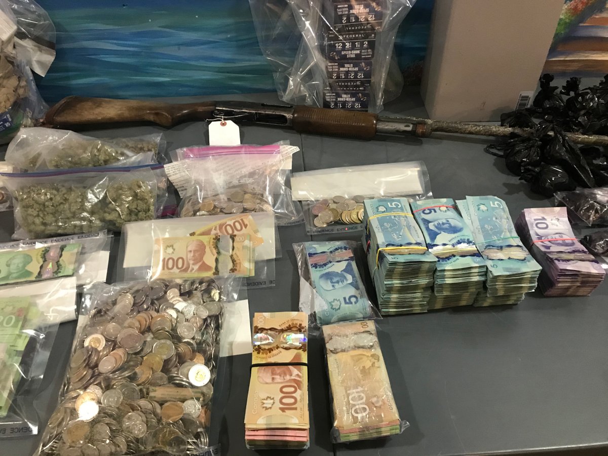 Contraband seized by Cross Lake RCMP.
