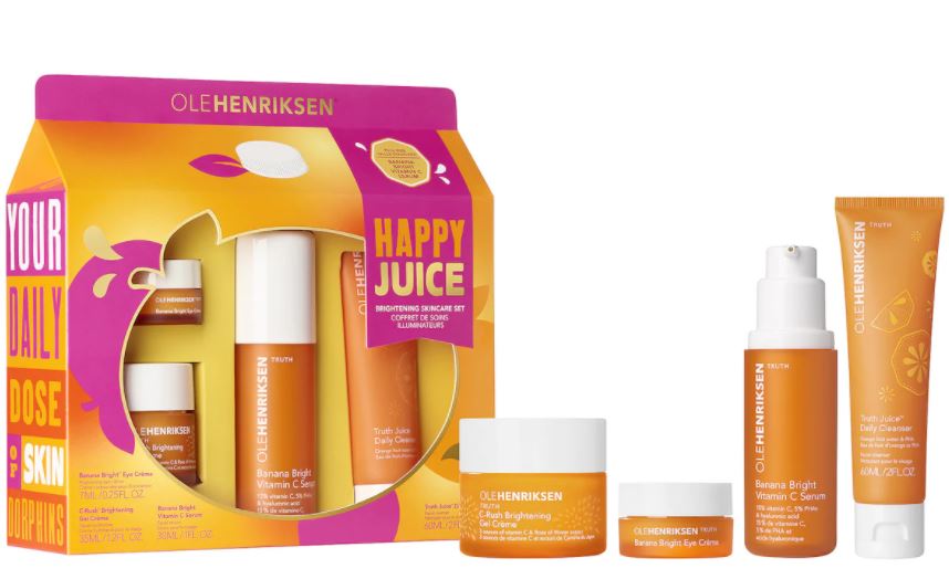 OLEHENRIKSEN Happy Juice Brightening Skincare Set, $90, available at Sephora Canada