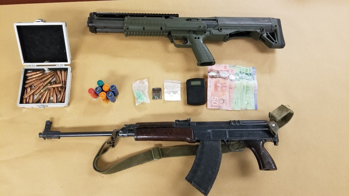 Four Londoners were arrested after members of the LPS guns and drugs section, with the assistance of members of the emergency response unit, executed a search warrant at a residence on Conway Drive on Dec. 27, 2020.