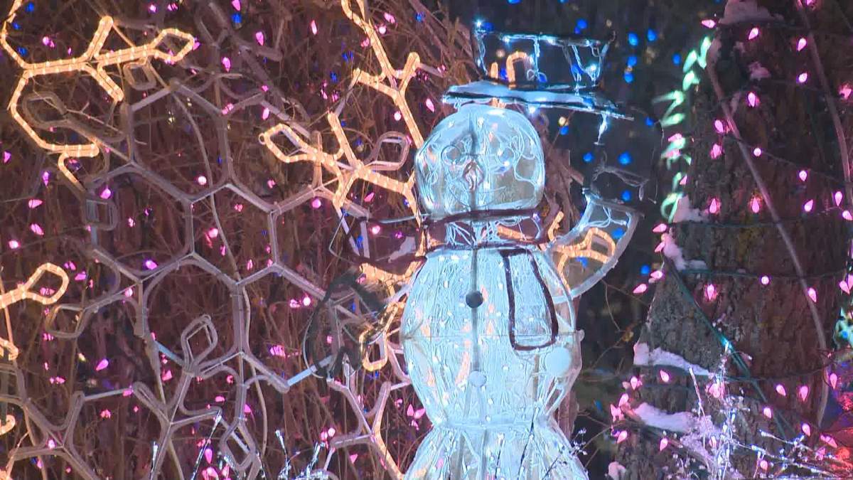 A snowman feature at ‘Christmas at Bob’s’