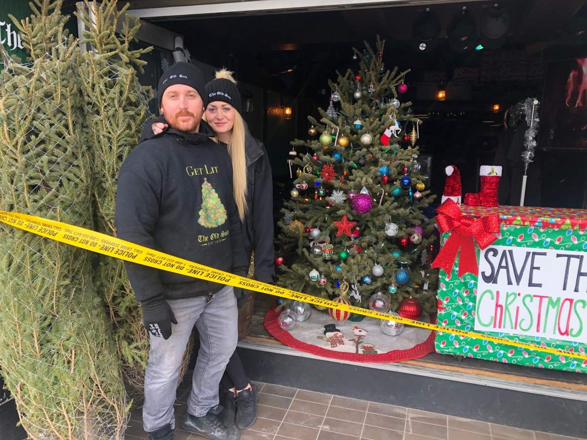 Kyla Prior and Tyler Owens have been trying to recover after a thief broke into their pub and made off with their holiday cash.