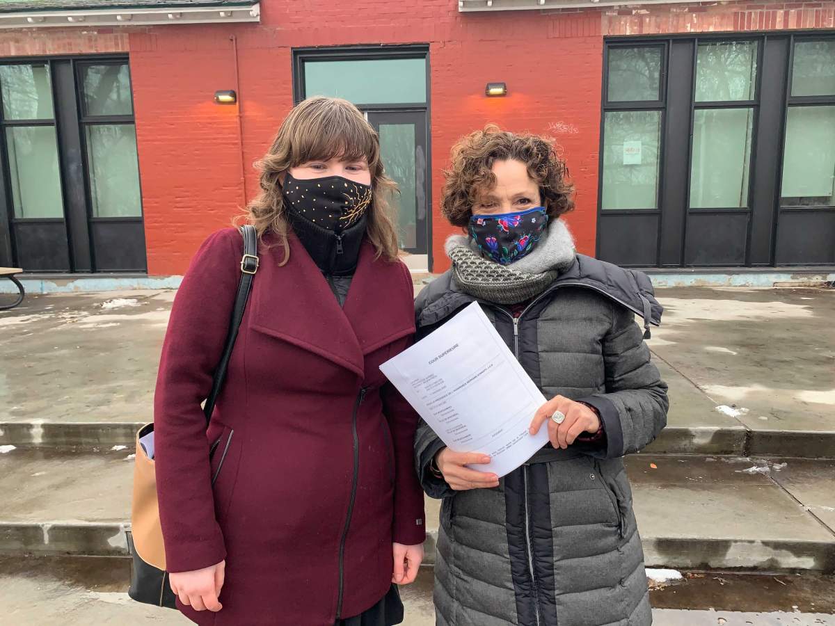 Côte-des-Neiges--Notre-Dame-de-Grâce Mayor Sue Montgomery (right) and chief of staff Anna Lisa Harris (left) are pleased with a decision from a Quebec Superior Court Judge that will allow Harris to resume communicating with borough employees. Friday, Dec. 11, 2020.
