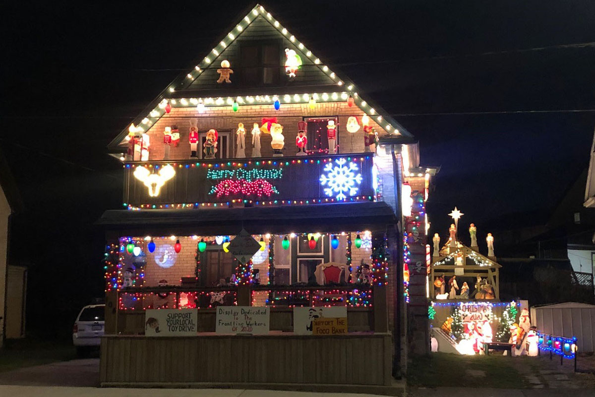 If you time it right, you can see Santa and Mrs. Claus on Weber Street.