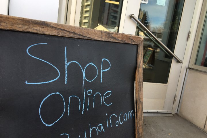 Some struggling Edmonton businesses expand online