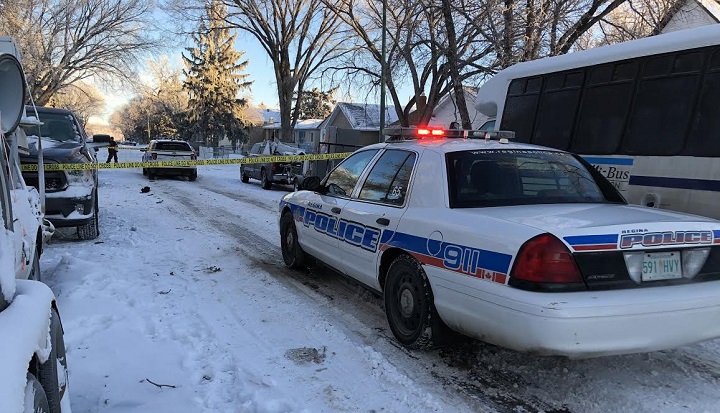 Police say a woman in Regina is in the hospital dealing with serious injuries after she was allegedly shot early Saturday morning. 