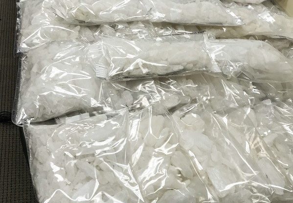 CBSA officers seized a record-breaking 228 kgs of methamphetamine at Coutts port of entry on Christmas Day 2020.