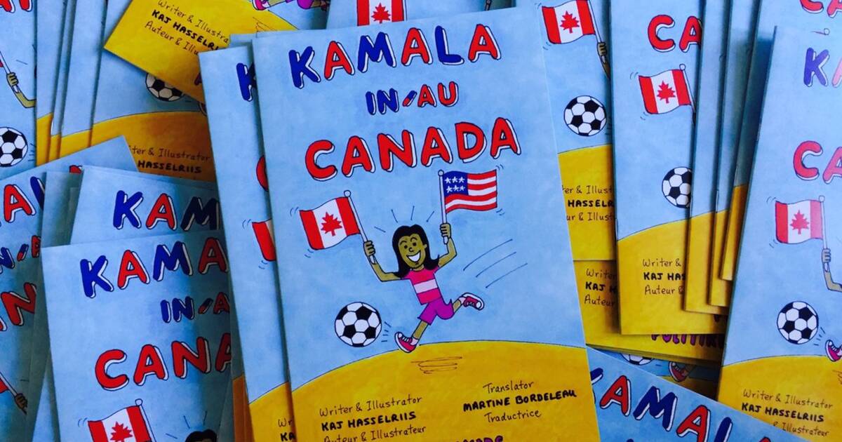 Kaj Hasselriis' book, Kamala in Canada, ended up in a swag bag at the US embassy in Ottawa.