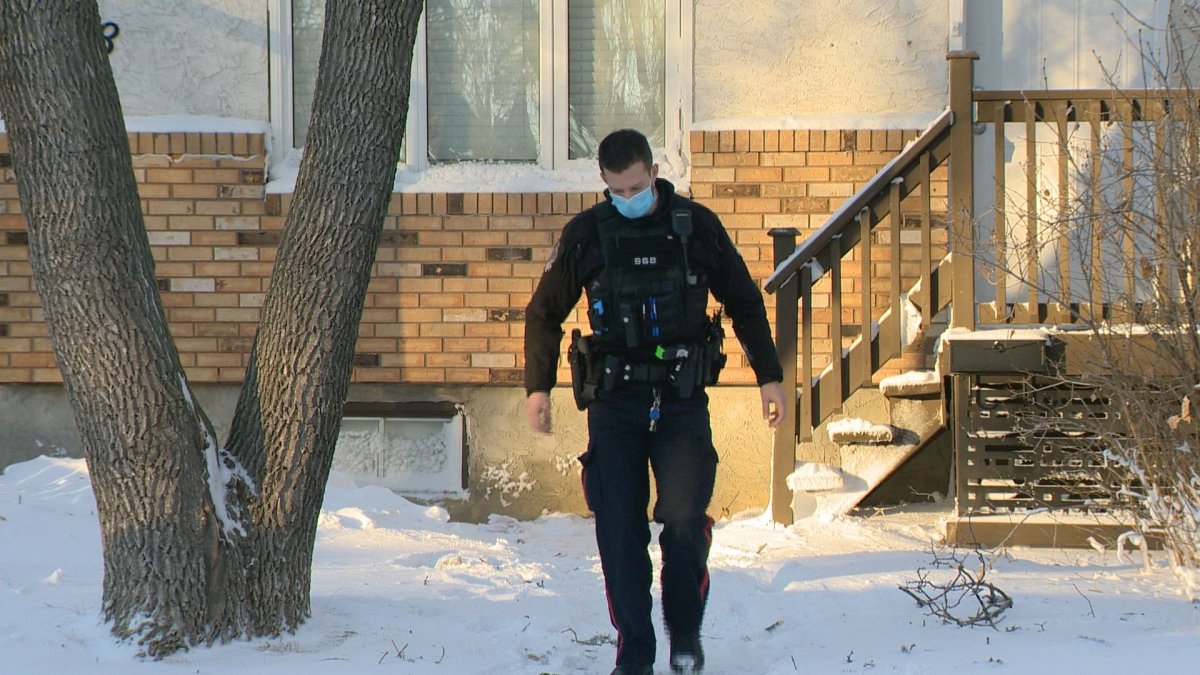 Regina police have arrested four people and charged two in the city's first homicide of 2021 that happened early Saturday morning. 