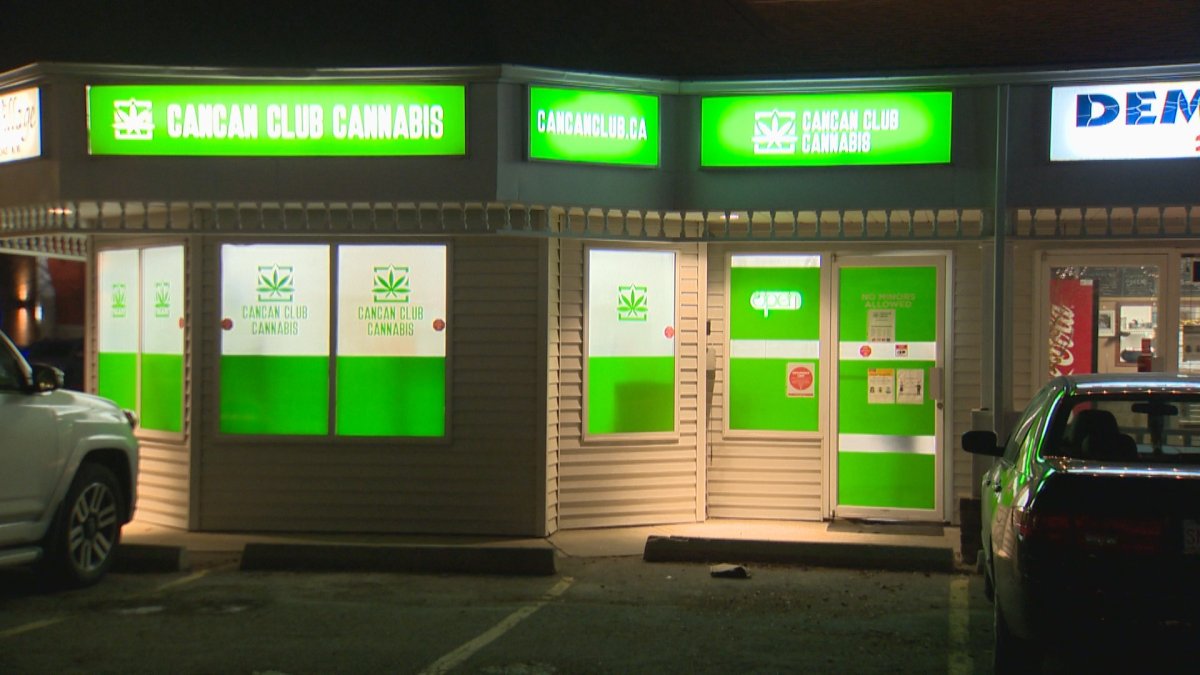 Police responded to Cancan Club Cannabis after suspects robbed the store on Tuesday, Jan. 19, 2021.
