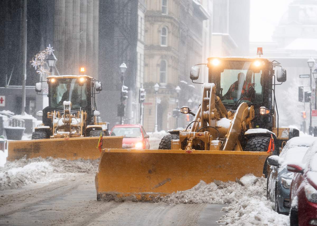 Snowstorm across Southern Ontario .