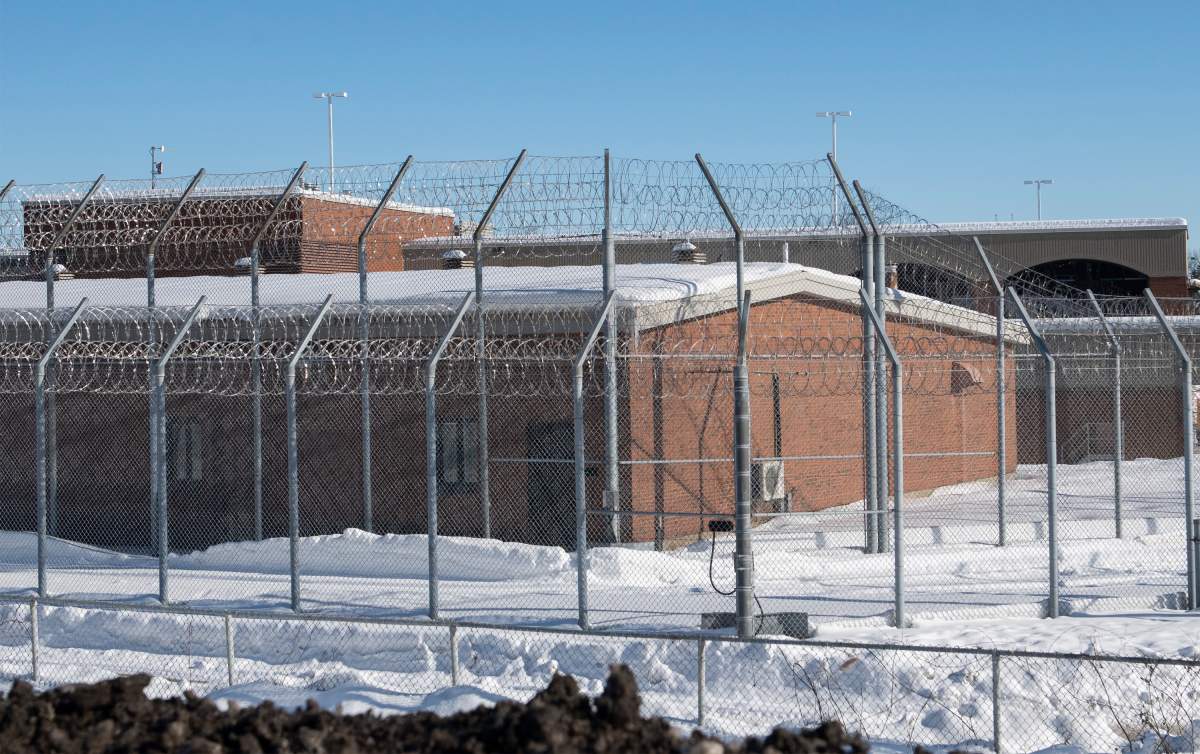 Saint-Jérôme prison is shown in Saint-Jérôme, Que., north of Montreal, Sunday, January 24, 2021. An outbreak of COVID-19 has been reported at the prison. 