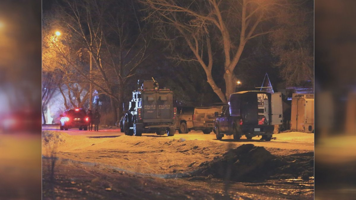 Police vehicles were outside the Dinsmore residence for hours Wednesday evening.