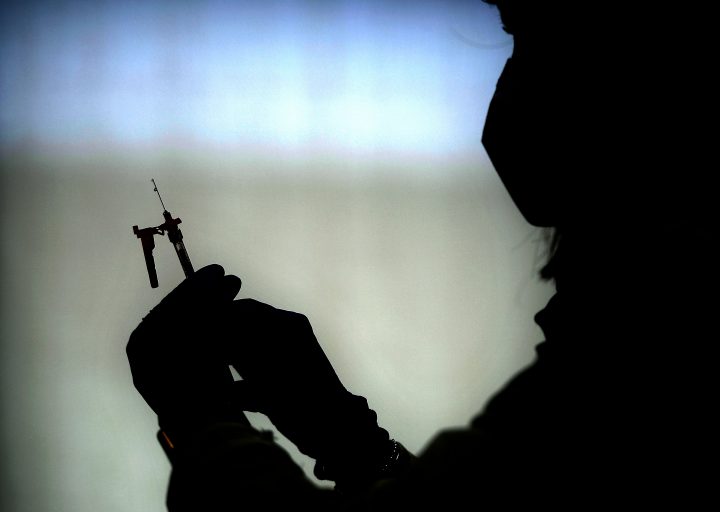 Quebec's health minister said the province wouldn't change its health order requiring all health-care workers who are in close contact with patients to be fully vaccinated before Friday or risk being suspended without pay. Tuesday, Oct. 12, 2021.