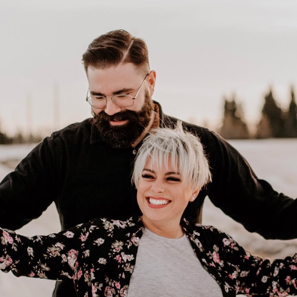 Nikki Mathis with her husband, Chris in an undated photo