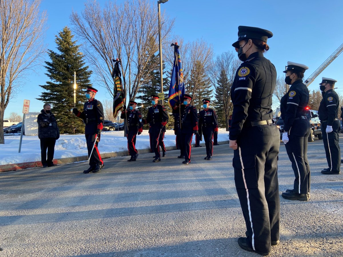 Funeral and procession held for Calgary police officer Sgt. Andrew ...