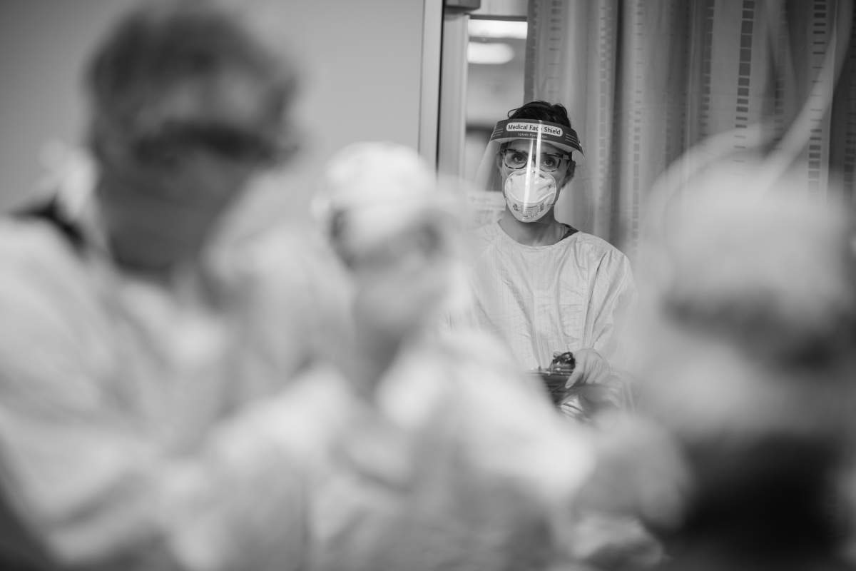 Photo inside the ER.