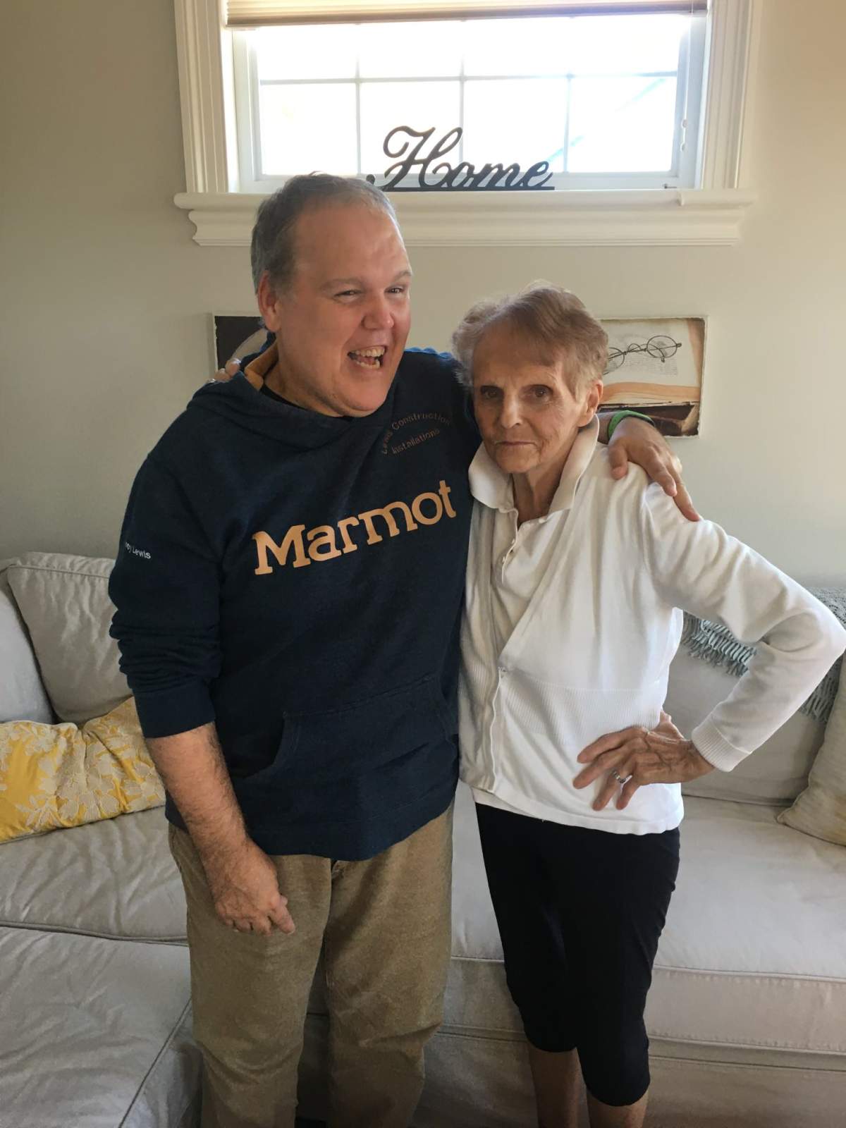 Peter Lewis says his mom was a great caretaker who enjoyed life.