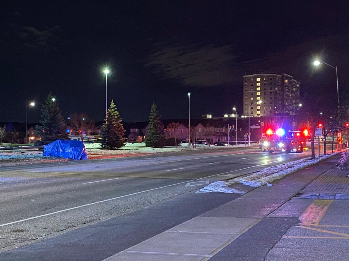 1 person dead and another sent to hospital after a collision in Mississauga.