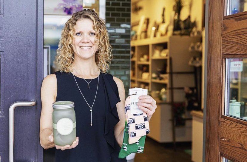 Theresa Ransom, owner of Kala & Lime, a gift boutique shop in Calgary. Photo courtesy of Ransom.