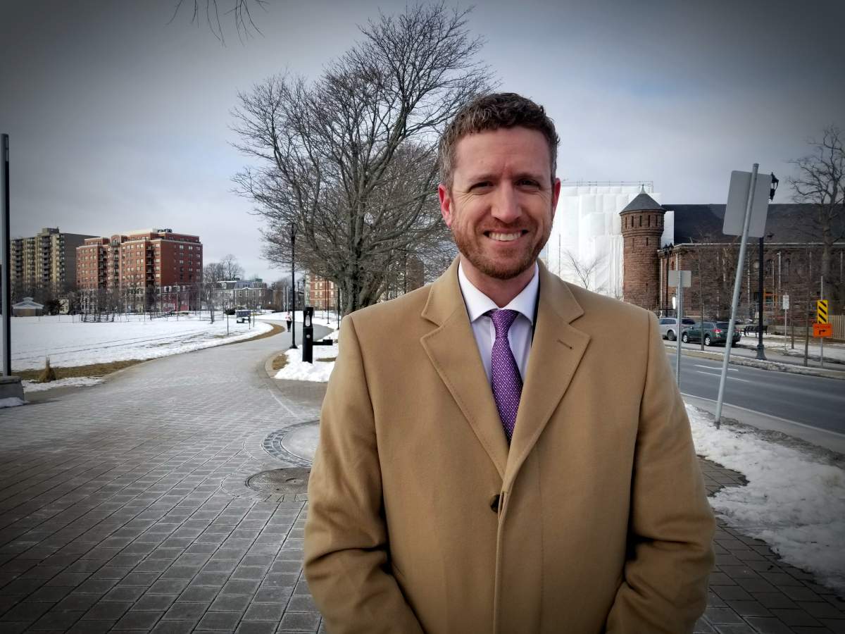 Timberlea-Prospect MLA Iain Rankin hails from Cape Breton and says his progressive agenda gives him an edge in the race to replace Stephen McNeil as Nova Scotia’s premier. He’s seen here in Halifax on Jan. 31, 2021.