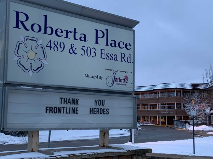 Roberta Place Long-Term Care Home in Barrie.