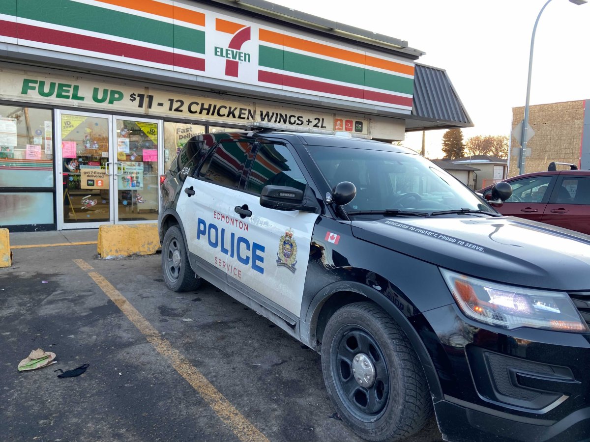 A stabbing occurred Monday morning at a 7-Eleven store at 122 Avenue and 97 Street.