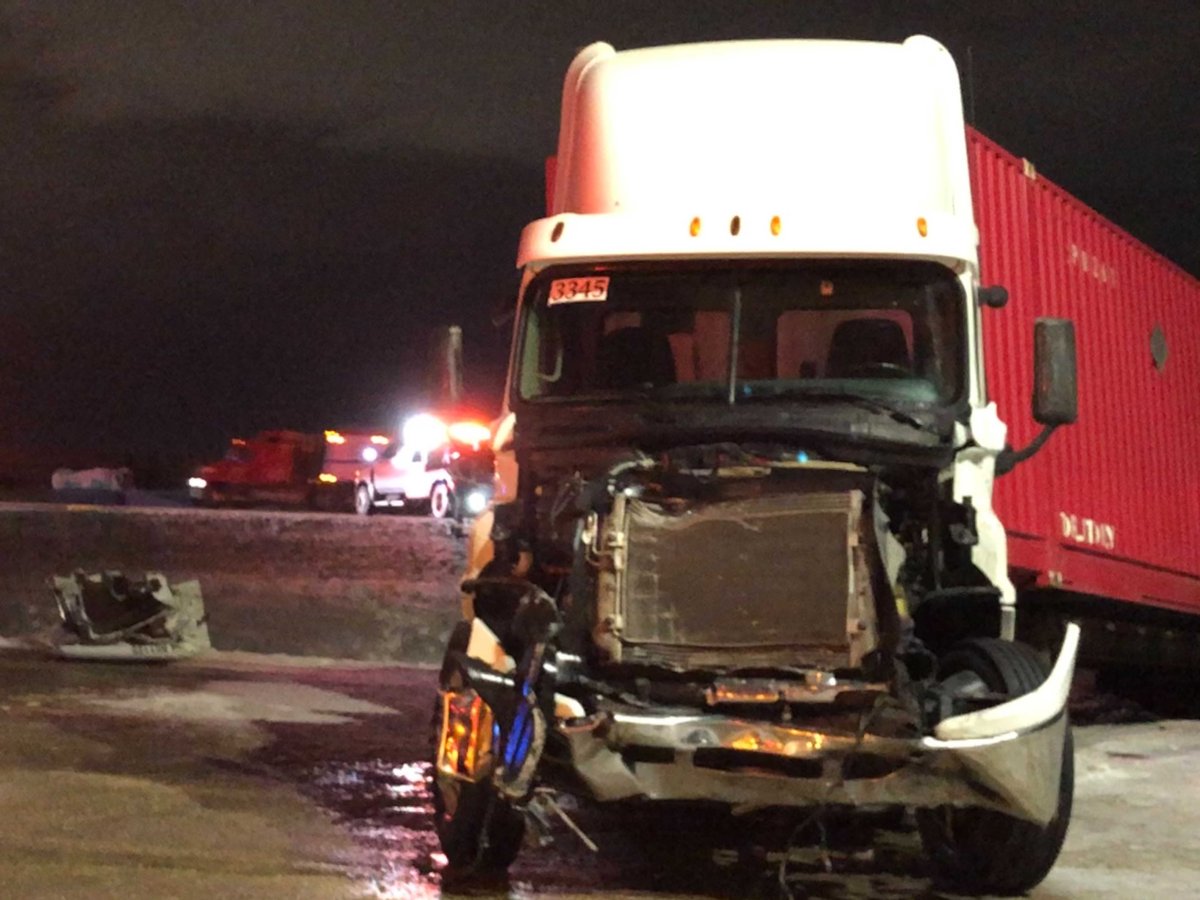 RCMP say a 33-year-old man from Winnipeg died in a crash on CentrePort Canada Way Wednesday.