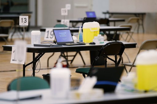 Manitobans got a look at the province’s new COVID-19 vaccination centre at Winnipeg’s Convention Centre, Friday, January 1, 2021. The centre will be opening Monday and will inoculate 900-1200 people in it’s first week. THE CANADIAN PRESS/John Woods