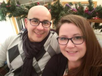 Kelsey Lacroix and her fiancé Jerome.