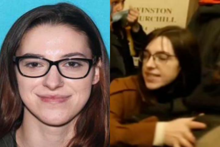 Riley June Williams, 22, is shown in these handout photos provided by the FBI.