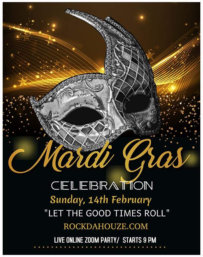 Mardi Gras Zoom Dance Party! – Feb 14, 2021 @10pm EST - image