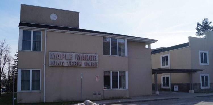 Of Maple Manor Nursing Home's 92 residents, 55 have been infected and four infected individuals have died.
