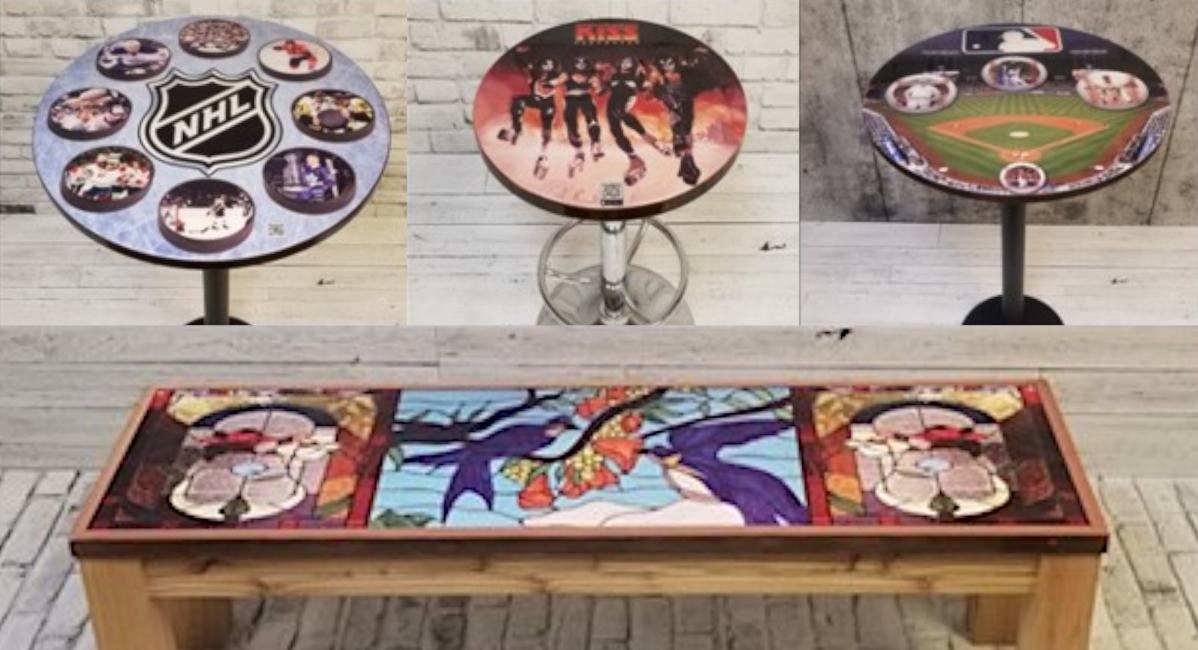 Police say over $20,000 worth of custom tables were stolen from a St. Catharines business in late 2020.