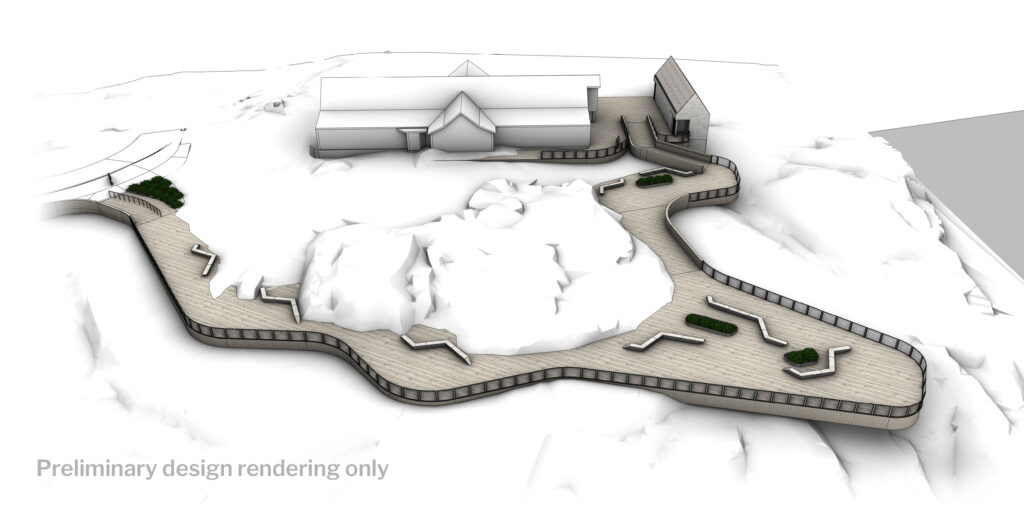 Design showing how the viewing deck will look like (Develop Nova Scotia)