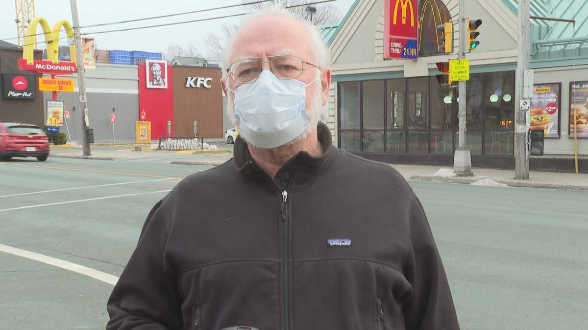 Artist R.W. LeFresne painted the iconic Halifax gardens mural that adorns the wall of the Quinpool Road McDonalds.