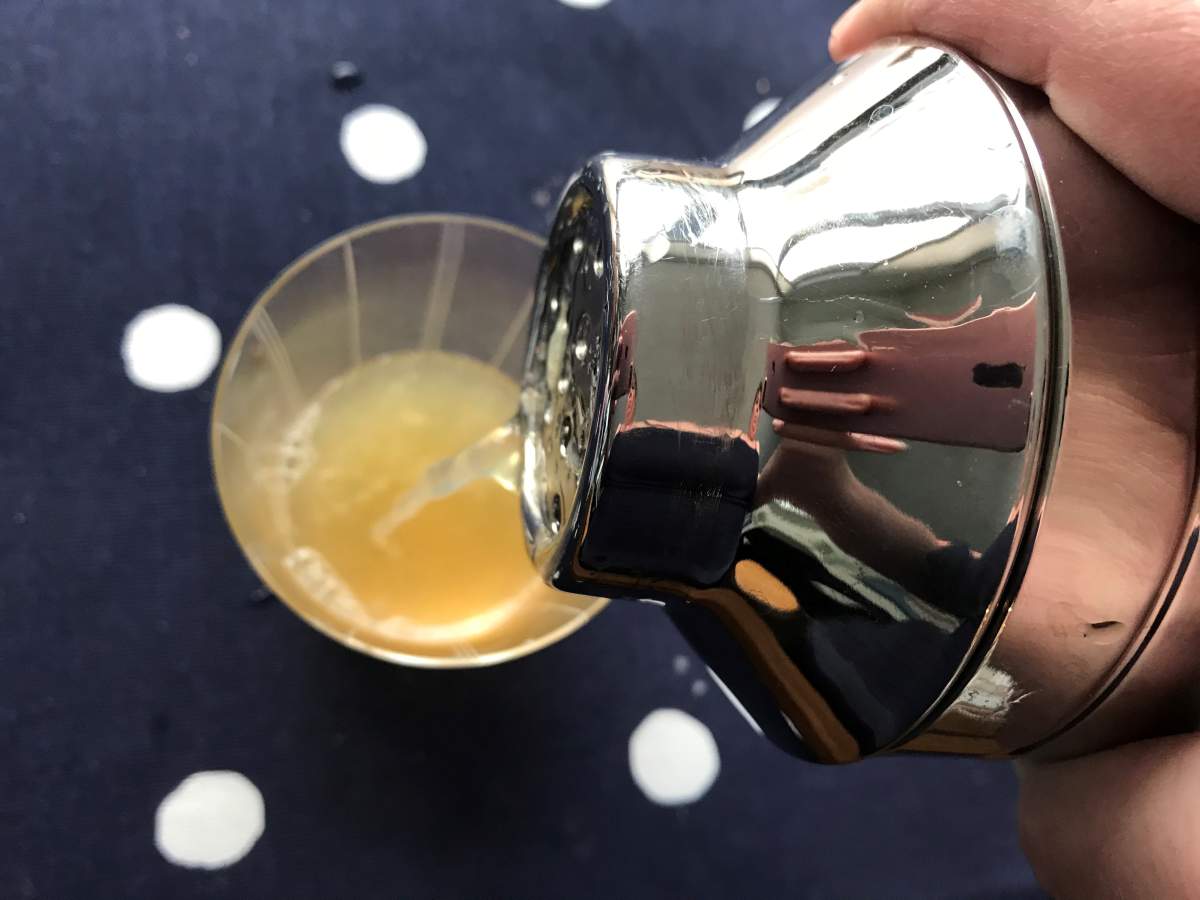 The Whisky Daisy, one of the cocktail recipes allowing cookbook author Gwendolyn Richards to tackle an overflowing liquor cabinet through her Lockdown Libations project.