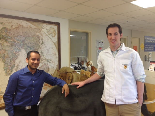 Doctors Isaac Bogoch and Sumon Chakrabarti trained in internal medicine together at the University of Toronto.