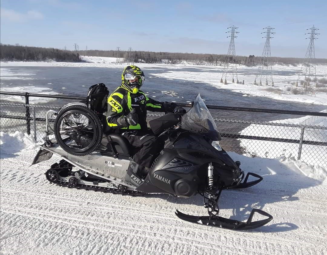 Shane Hartje is planning to snowmobile 5,000 kilometres in 14 days.