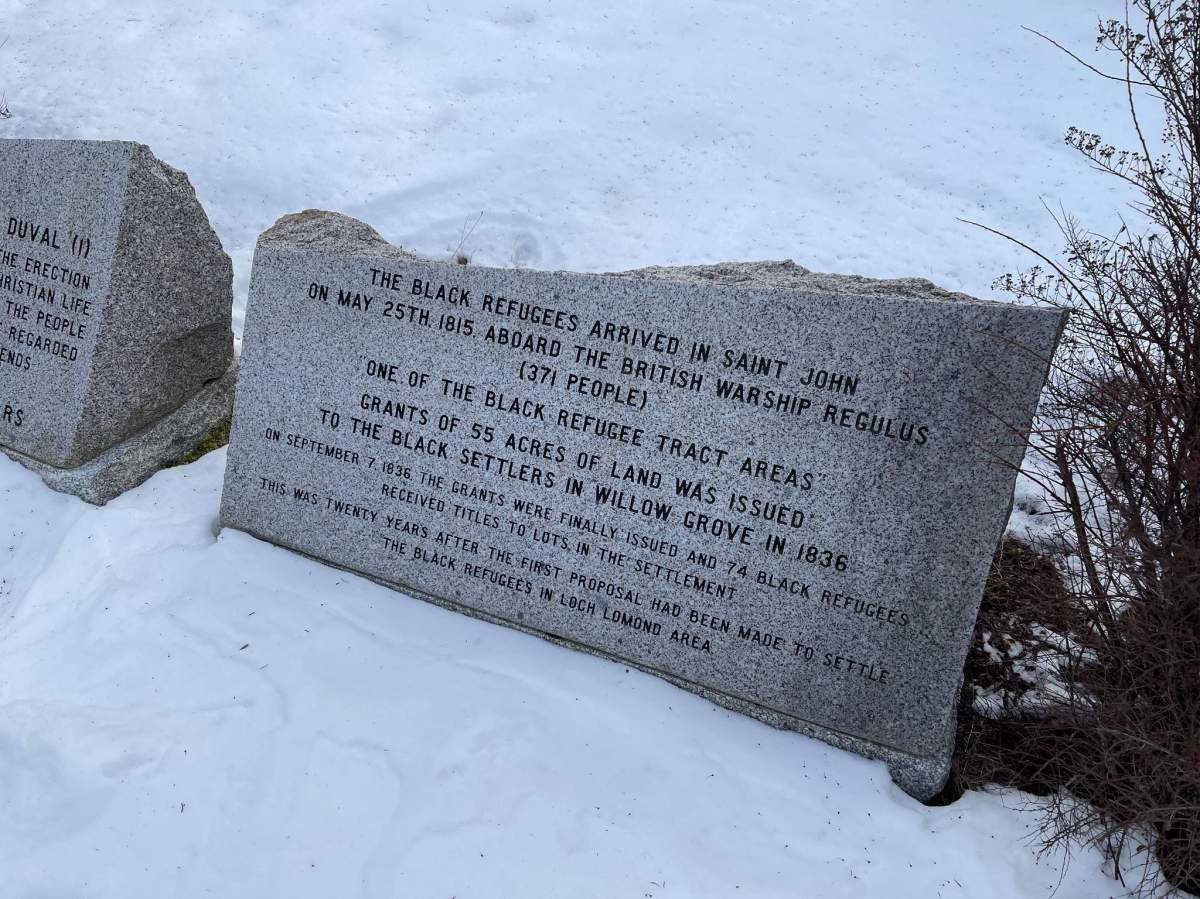 A memorial to Willow Grove’s early Black settlers.