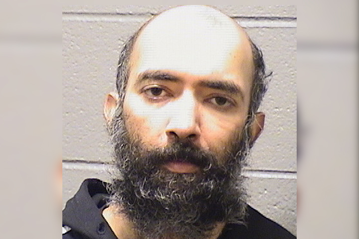 Aditya Singh, 36, is shown in this mugshot photo from the Cook County Jail on Jan. 17, 2021.